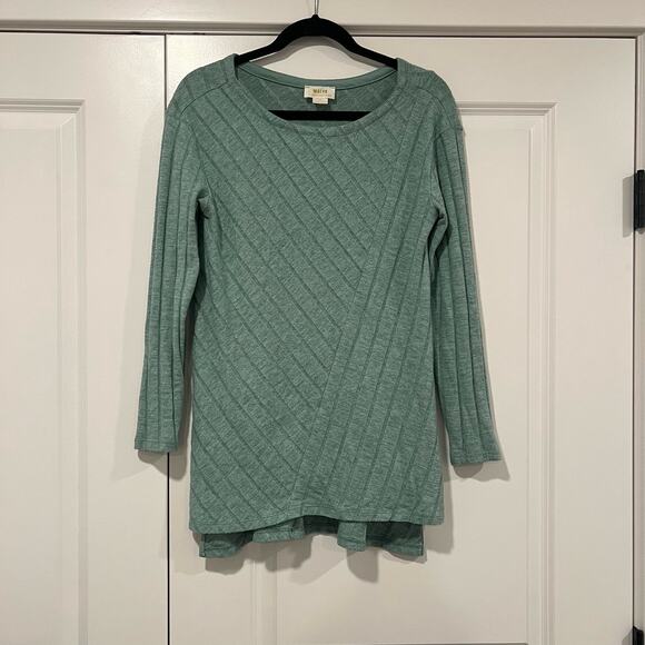Maeve by Anthropologie Women's Longsleeve Top Light‎ Green Size Small - Picture 1 of 8